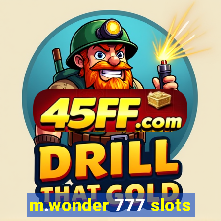 m.wonder 777 slots